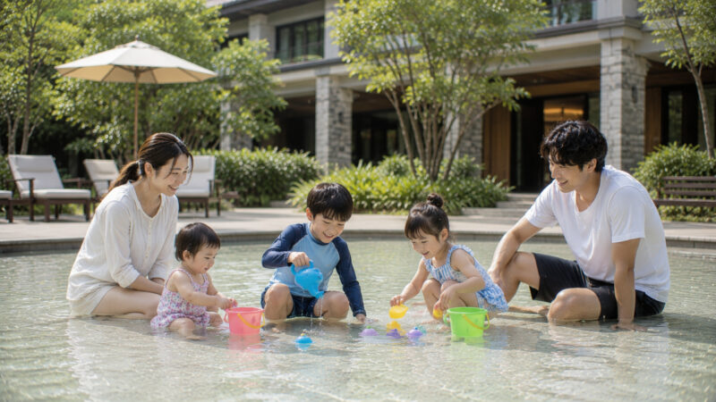 大分 子連れホテル 浅い子ども用プール イメージ
